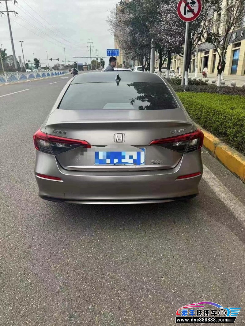 22年本田思域轿车抵押车出售