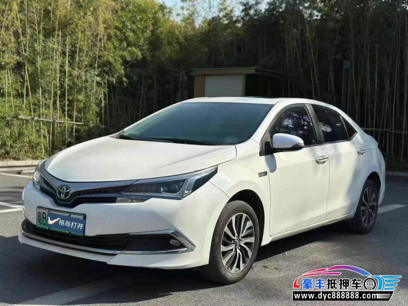 19年丰田卡罗拉轿车抵押车出售