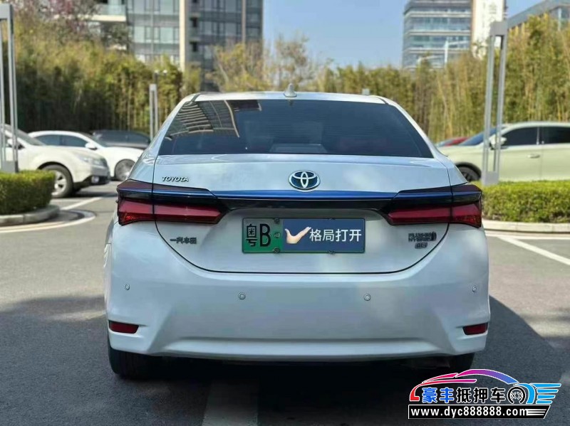 19年丰田卡罗拉轿车抵押车出售