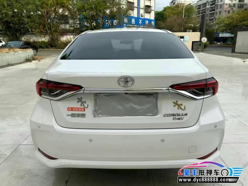 23年丰田卡罗拉轿车抵押车出售