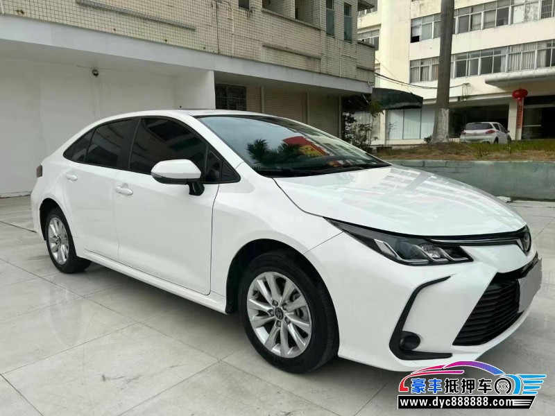 23年丰田卡罗拉轿车抵押车出售