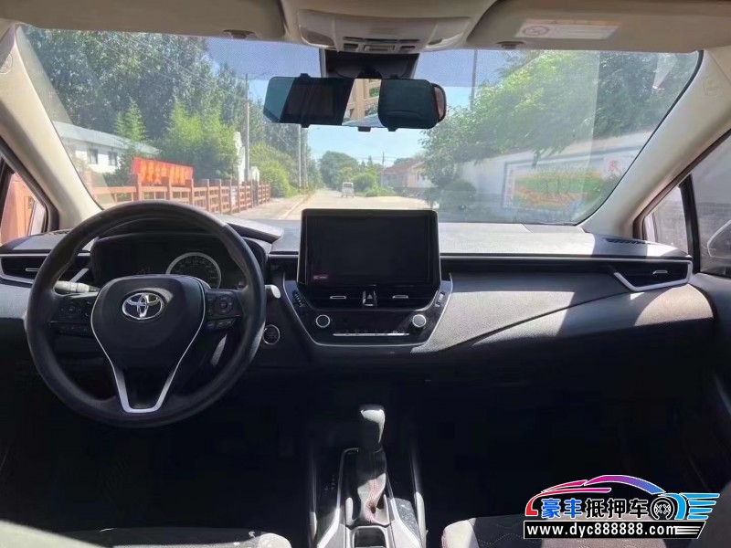 23年丰田卡罗拉轿车抵押车出售