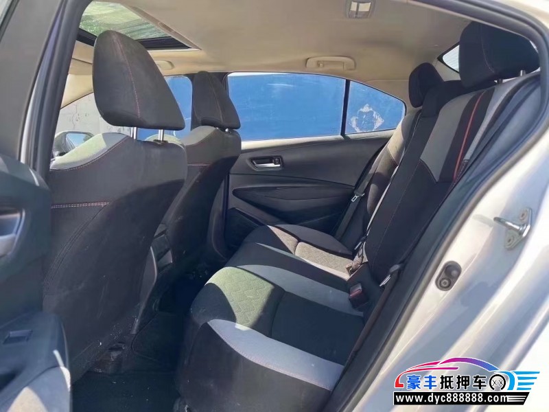 23年丰田卡罗拉轿车抵押车出售