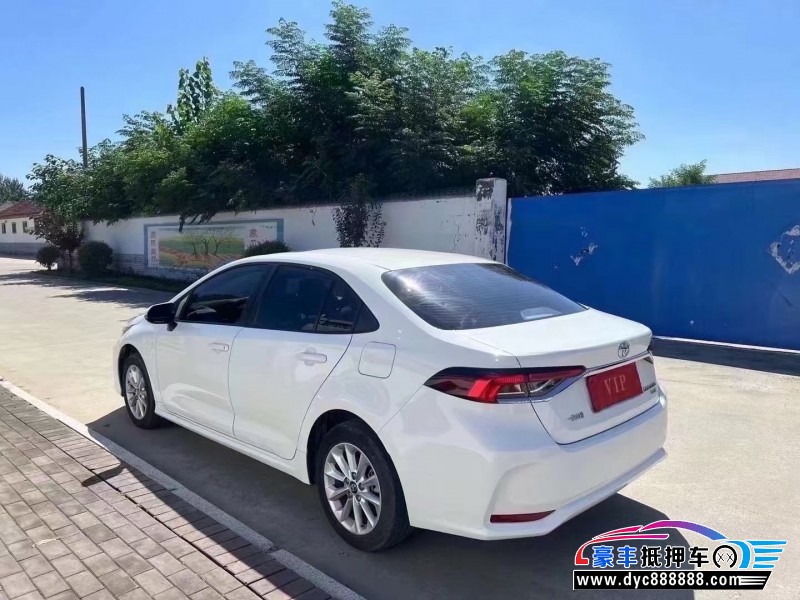 23年丰田卡罗拉轿车抵押车出售