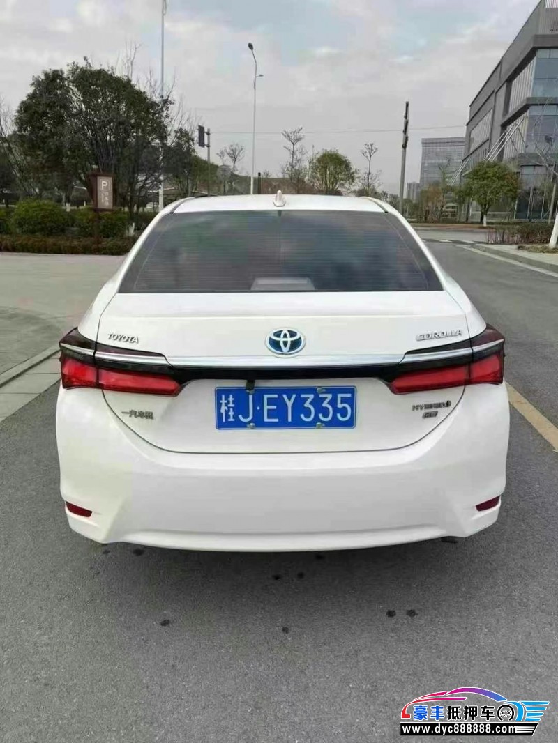 18年丰田卡罗拉轿车抵押车出售