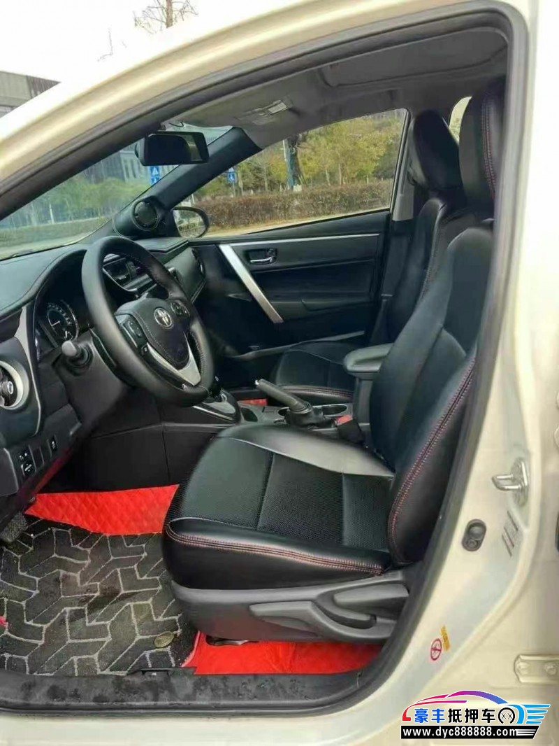 18年丰田卡罗拉轿车抵押车出售