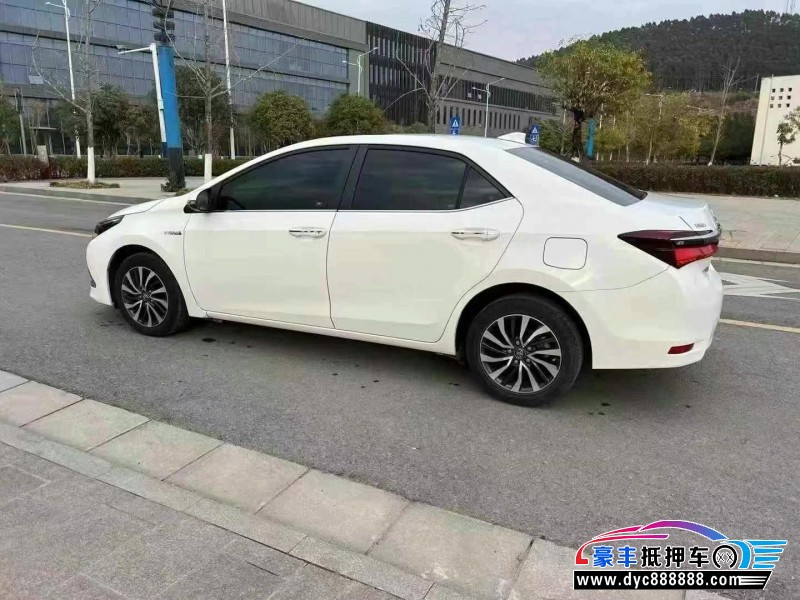 18年丰田卡罗拉轿车抵押车出售