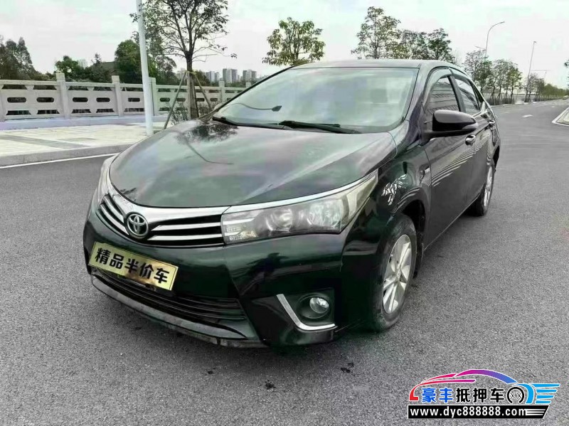 16年丰田卡罗拉轿车抵押车出售