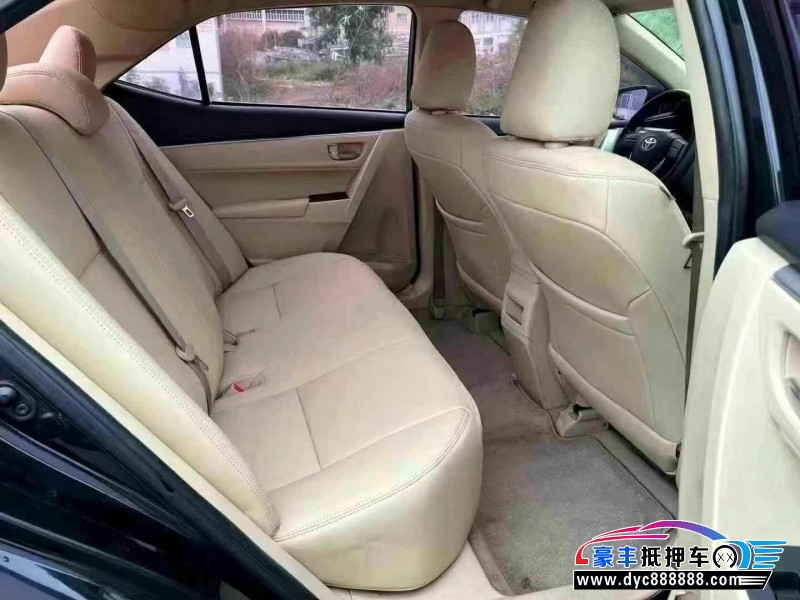 16年丰田卡罗拉轿车抵押车出售