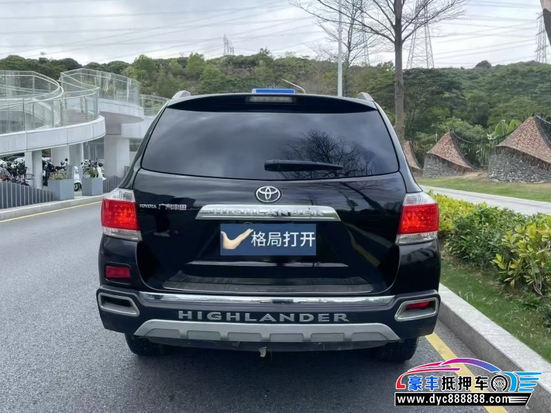 15年丰田汉兰达轿车抵押车出售