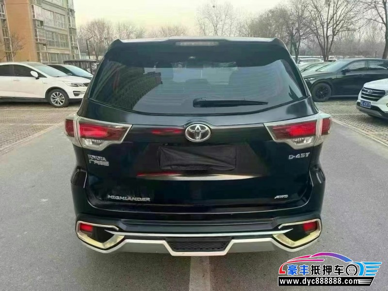 16年丰田汉兰达轿车抵押车出售