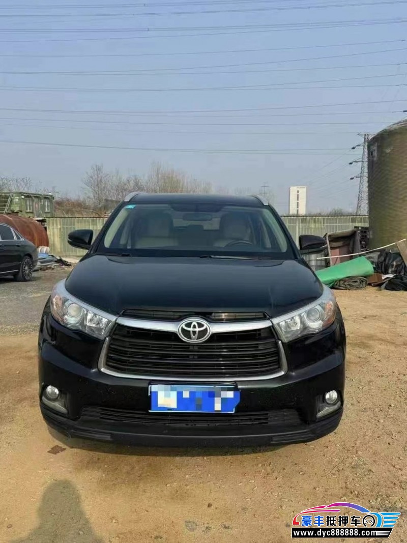 16年丰田汉兰达轿车抵押车出售