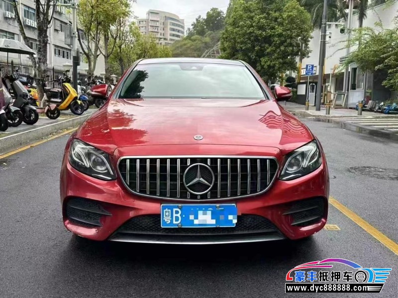 17年奔驰E轿车抵押车出售