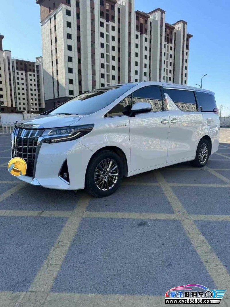 19年丰田埃尔法轿车抵押车出售