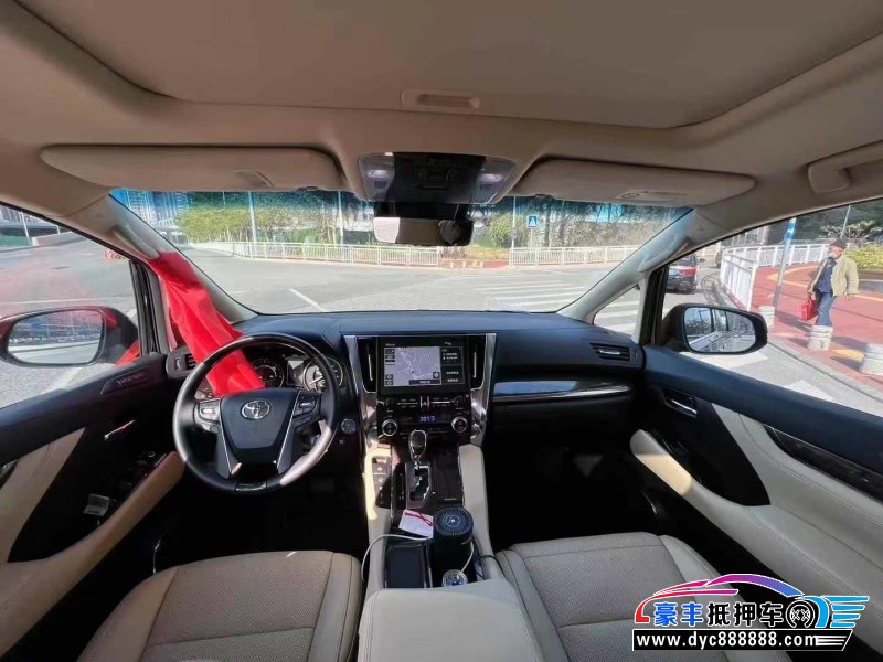 23年丰田埃尔法轿车抵押车出售