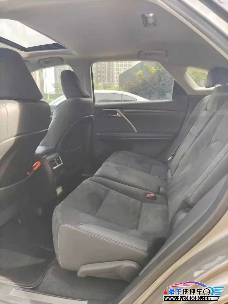 19年雷克萨斯RX轿车抵押车出售