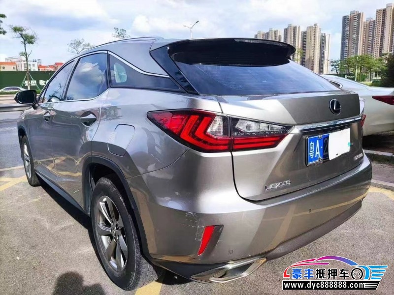 19年雷克萨斯RX轿车抵押车出售