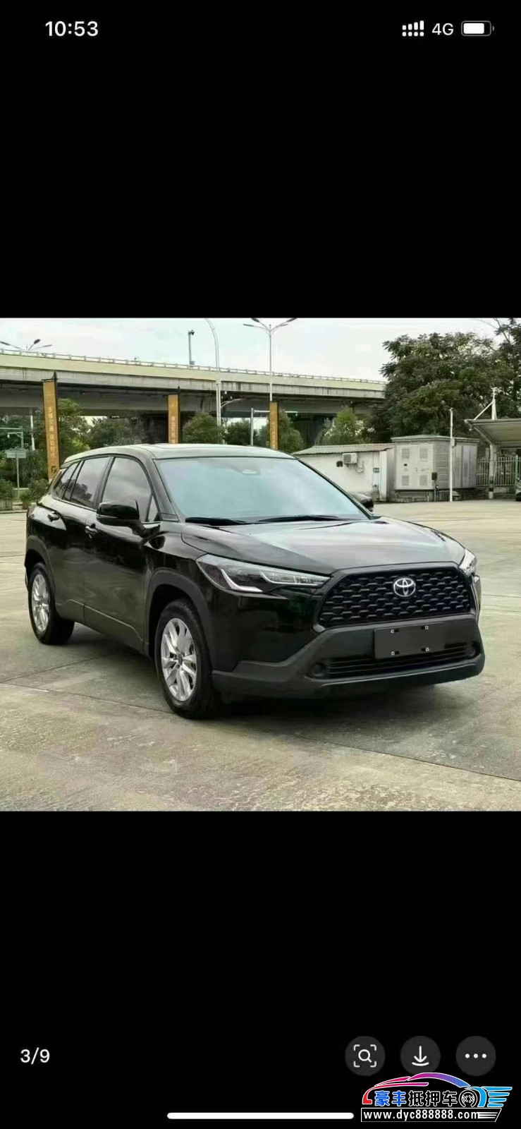 24年丰田锐放轿车抵押车出售