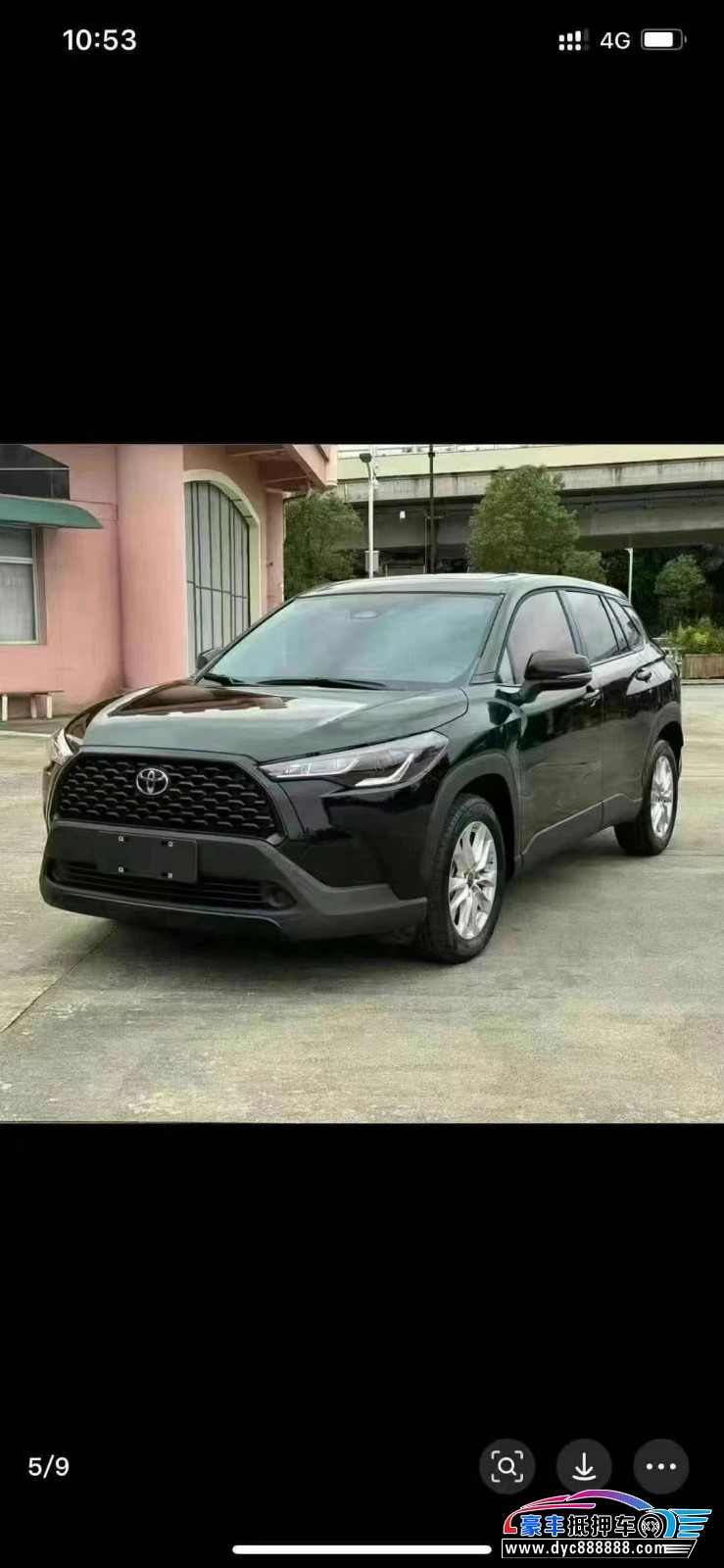 24年丰田锐放轿车抵押车出售