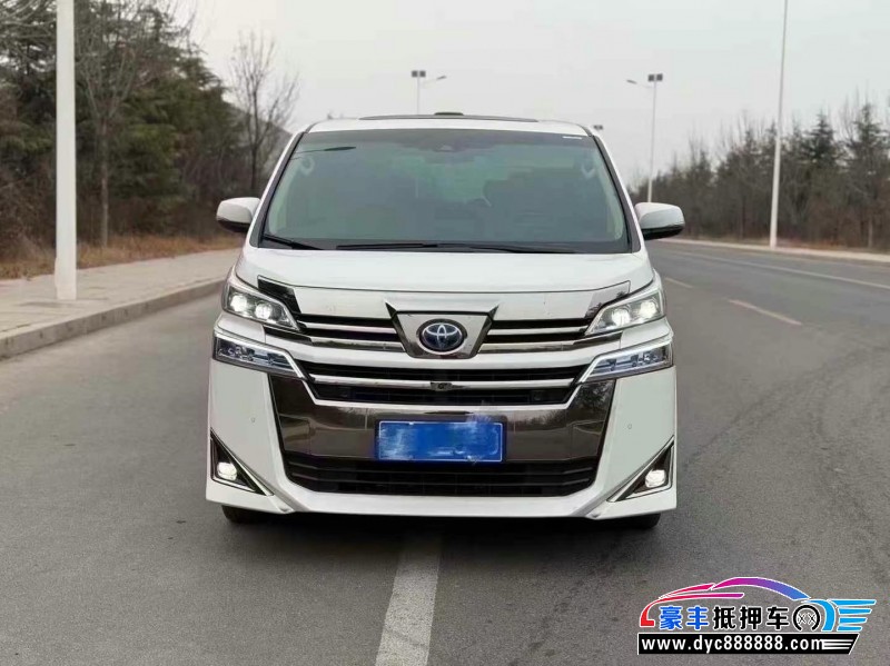 20年丰田威尔法轿车抵押车出售