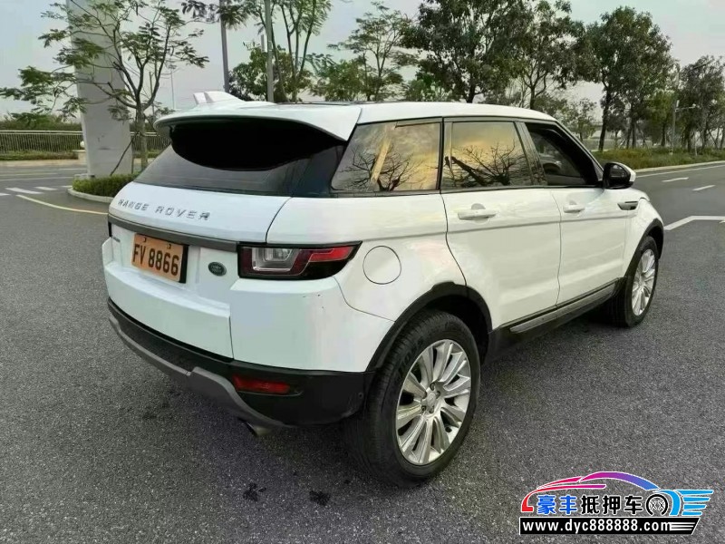 18年路虎揽胜极光轿车抵押车出售