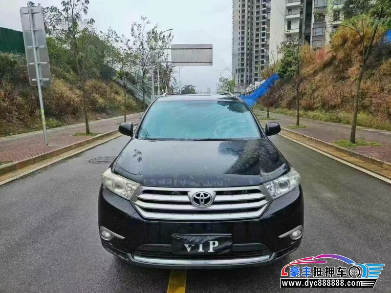 15年丰田汉兰达轿车抵押车出售