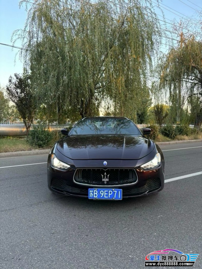16年玛莎拉蒂Ghibli轿车抵押车出售