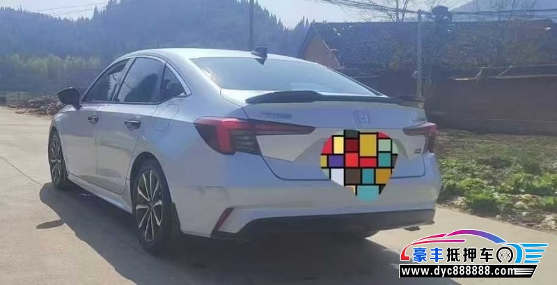 22年本田型格轿车抵押车出售