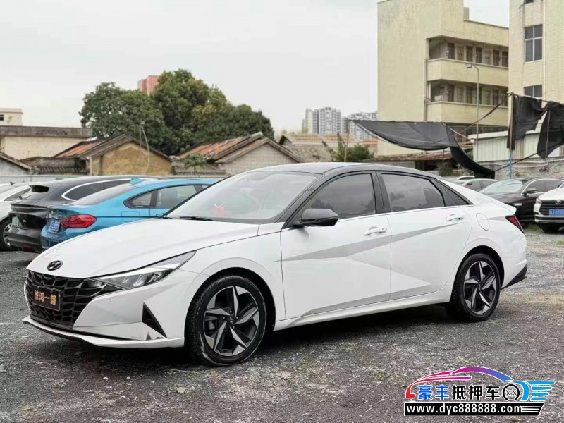 23年现代伊兰特轿车抵押车出售