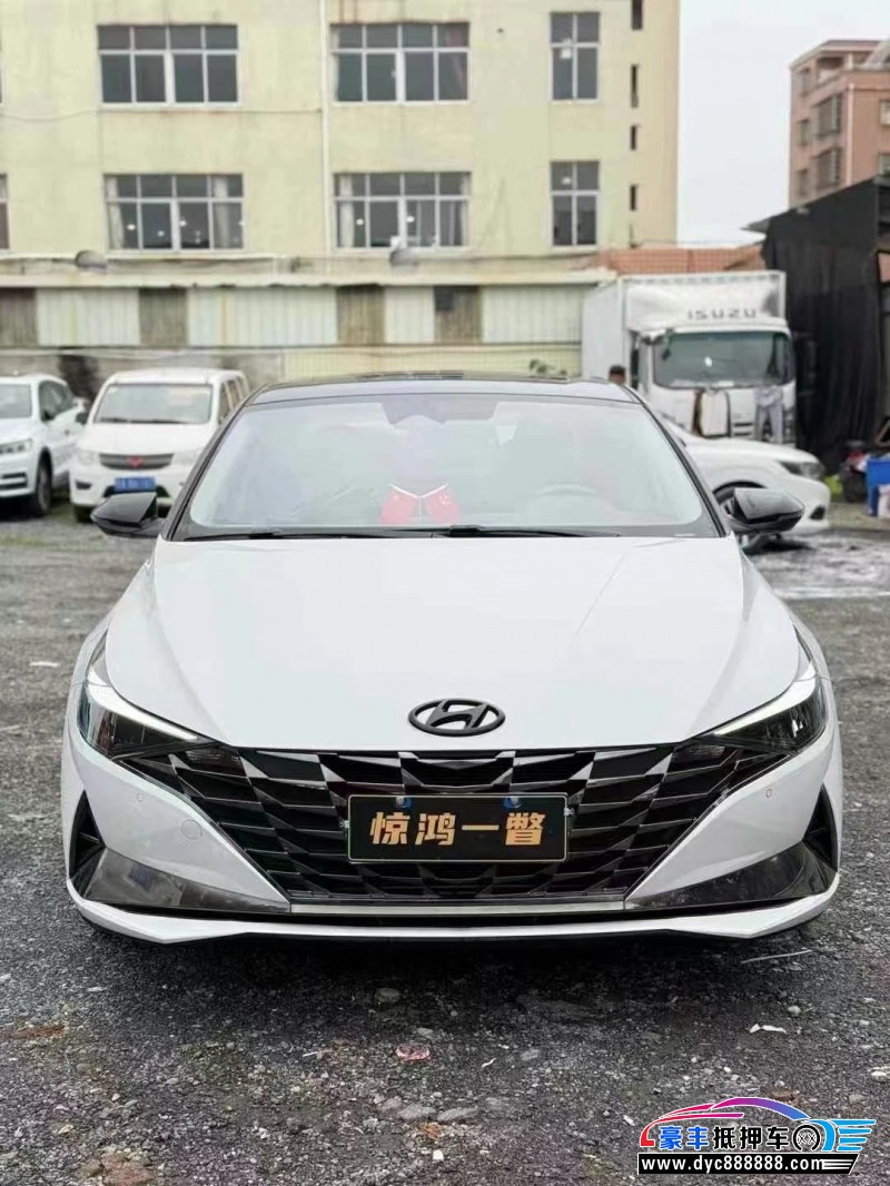 23年现代伊兰特轿车抵押车出售