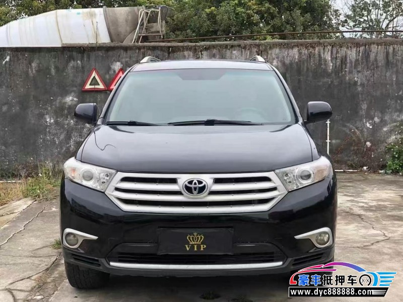 13年丰田汉兰达轿车抵押车出售