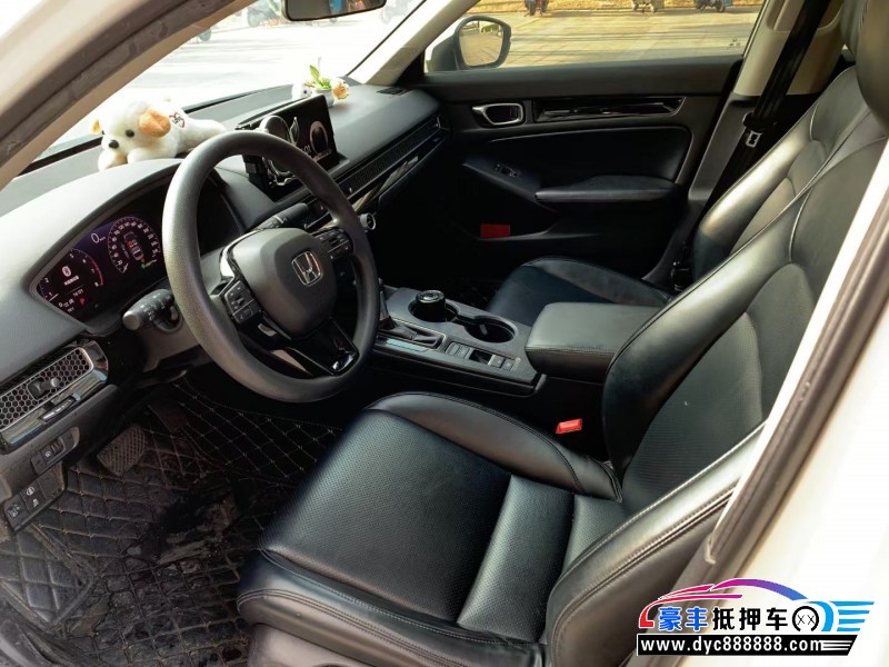 22年本田思域轿车抵押车出售
