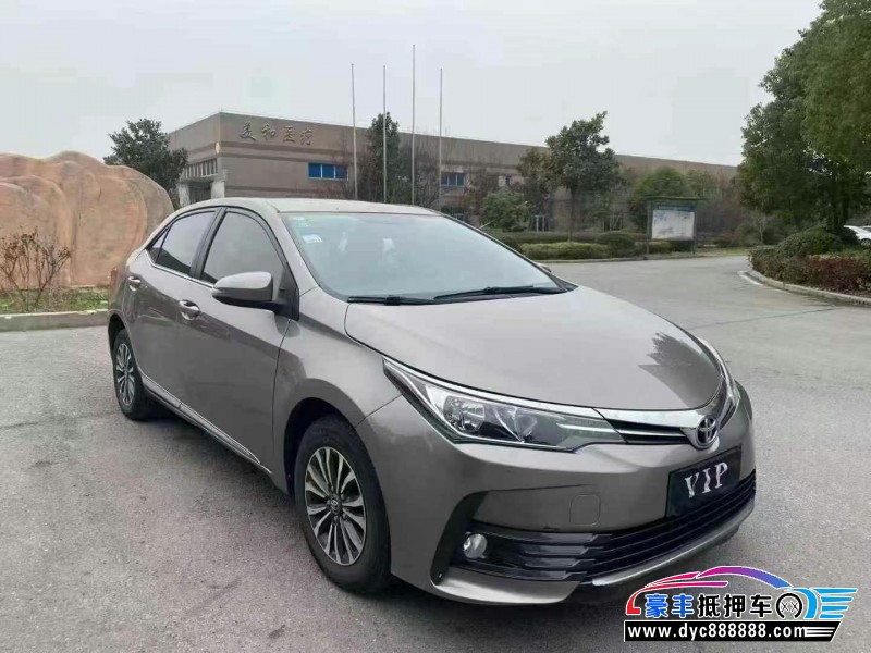 19年丰田卡罗拉轿车抵押车出售