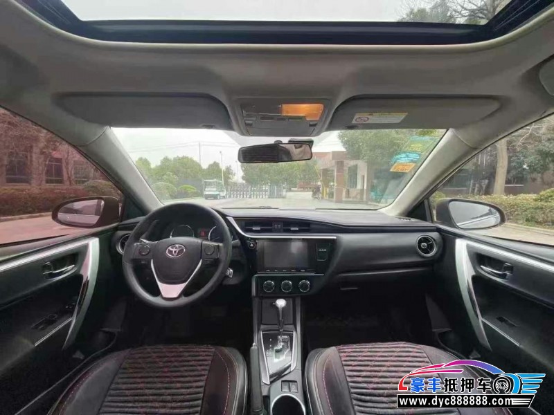 19年丰田卡罗拉轿车抵押车出售