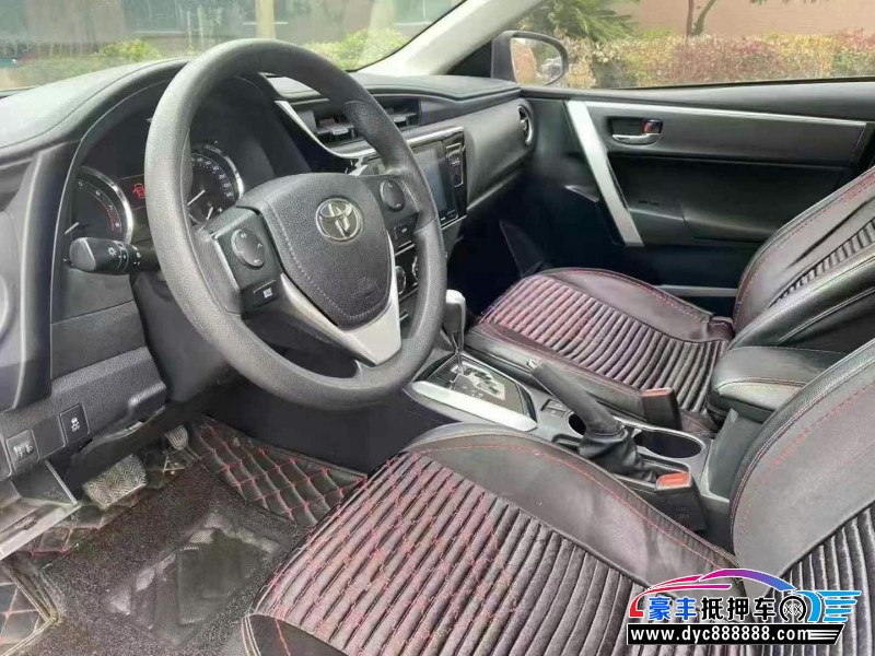 19年丰田卡罗拉轿车抵押车出售