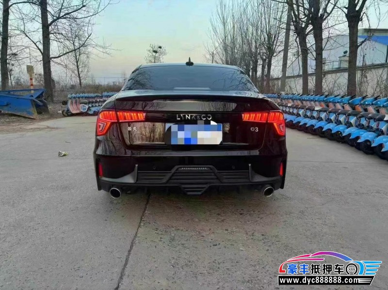 21年领克03轿车抵押车出售