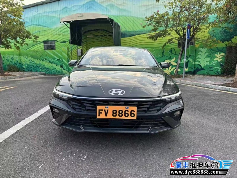 24年现代伊兰特轿车抵押车出售