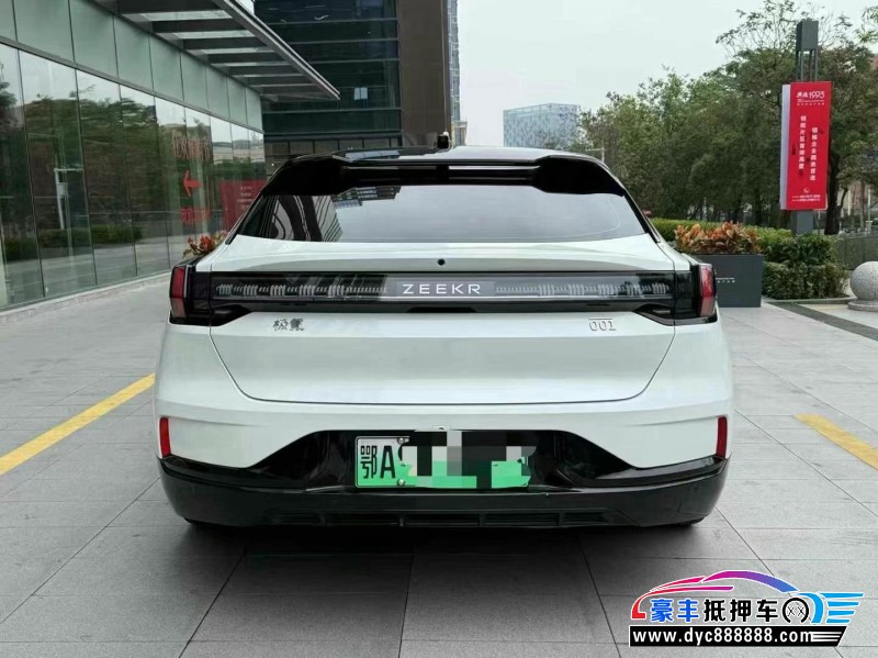 23年极氪001轿车抵押车出售