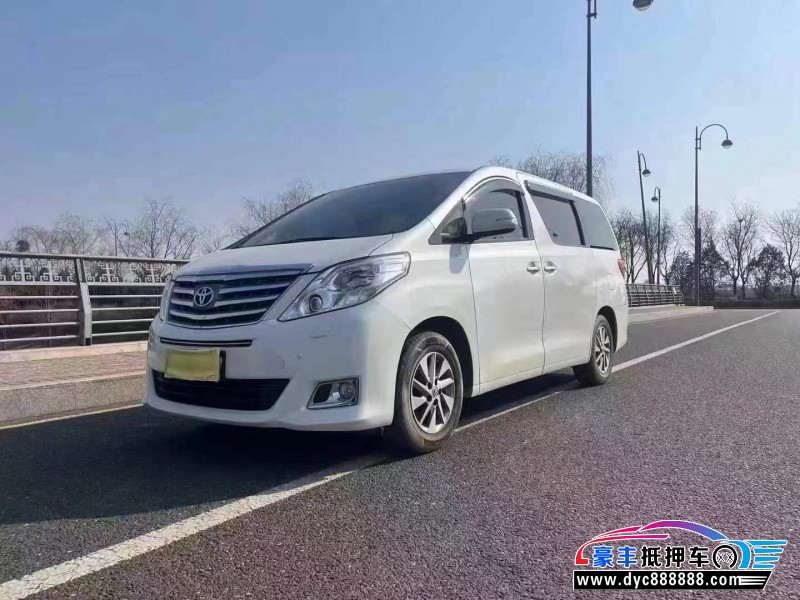 13年丰田埃尔法MPV抵押车出售