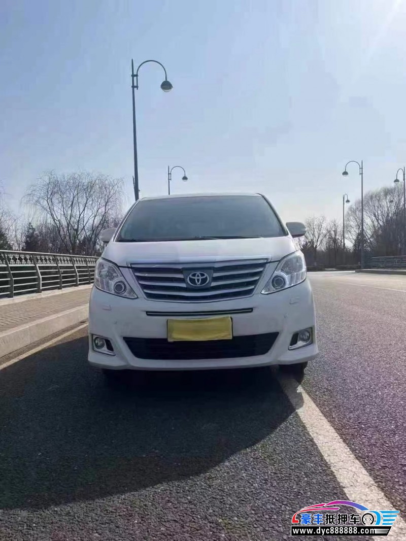 13年丰田埃尔法MPV抵押车出售