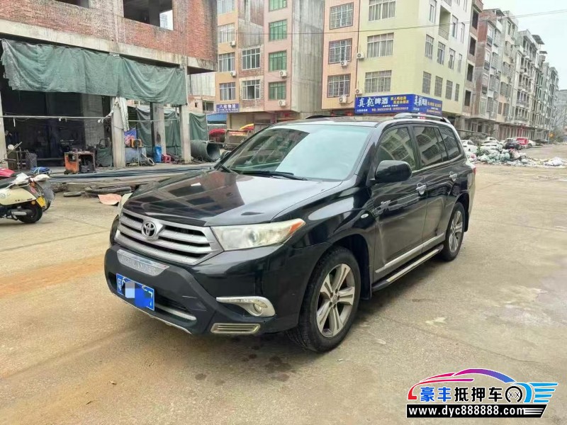 13年丰田汉兰达轿车抵押车出售