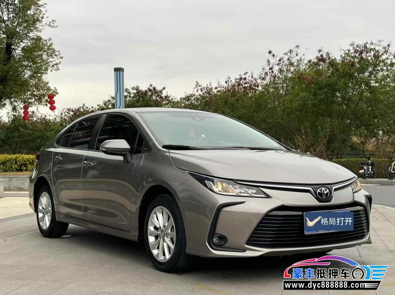 22年丰田卡罗拉轿车抵押车出售