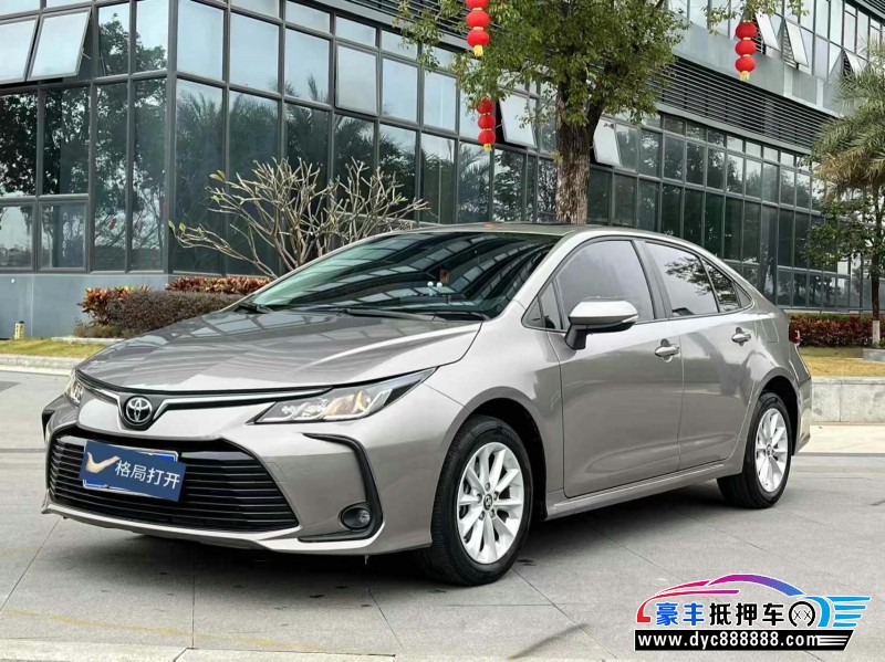 22年丰田卡罗拉轿车抵押车出售