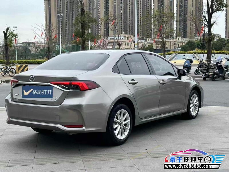 22年丰田卡罗拉轿车抵押车出售