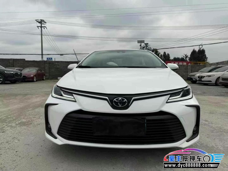 22年丰田卡罗拉轿车抵押车出售