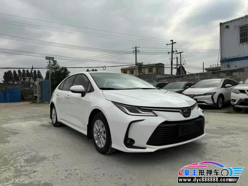 22年丰田卡罗拉轿车抵押车出售