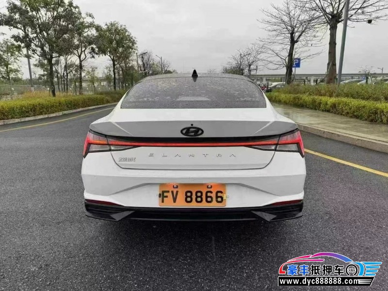 21年现代伊兰特轿车抵押车出售