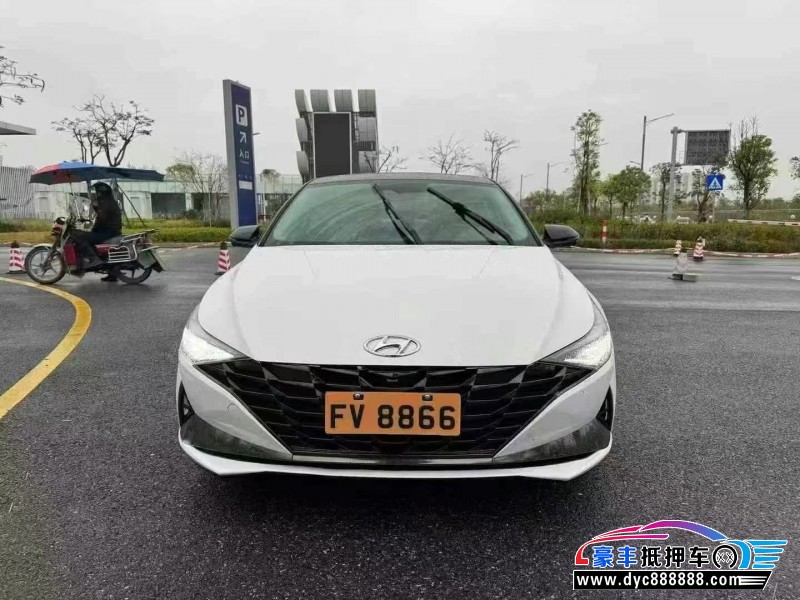 21年现代伊兰特轿车抵押车出售