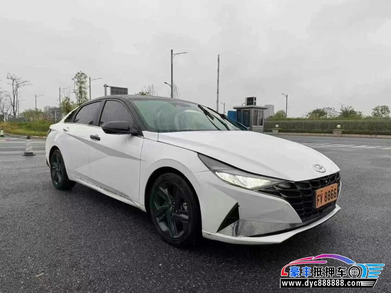 21年现代伊兰特轿车抵押车出售