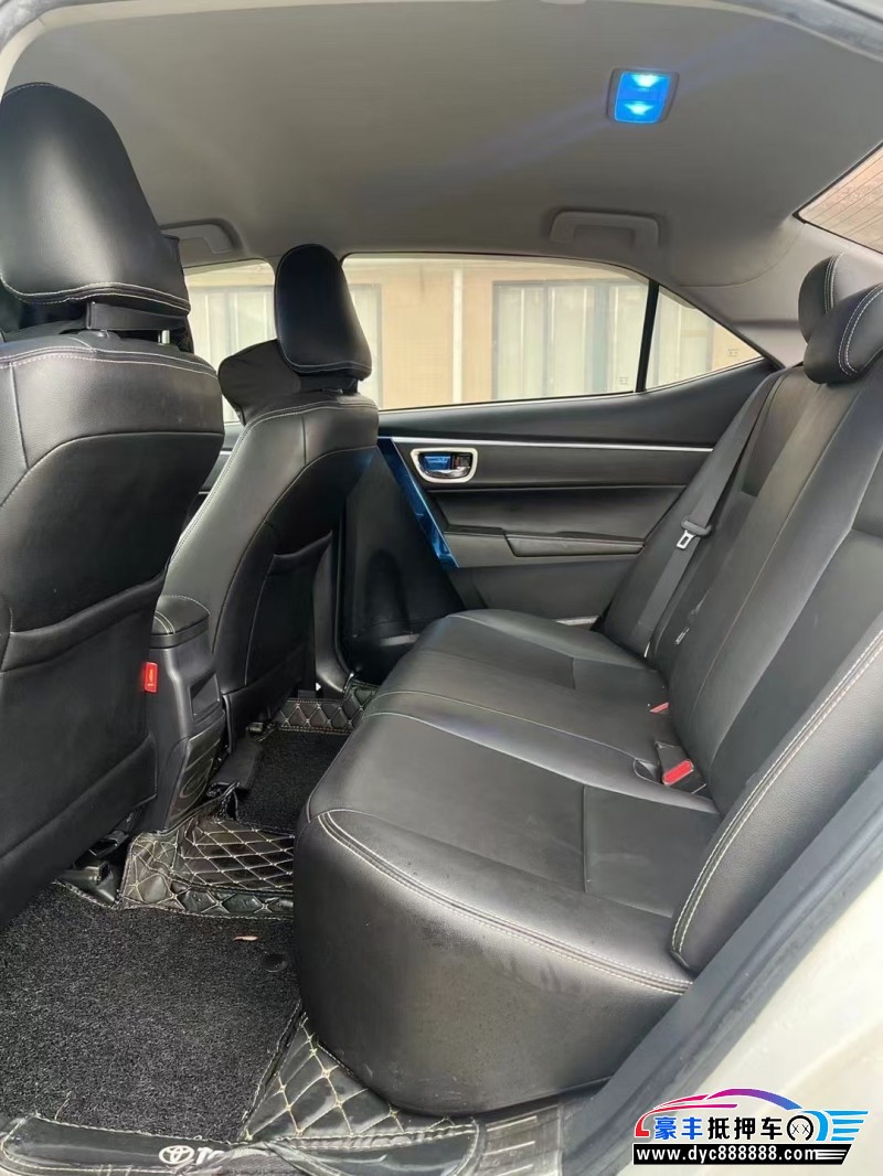 18年丰田卡罗拉轿车抵押车出售